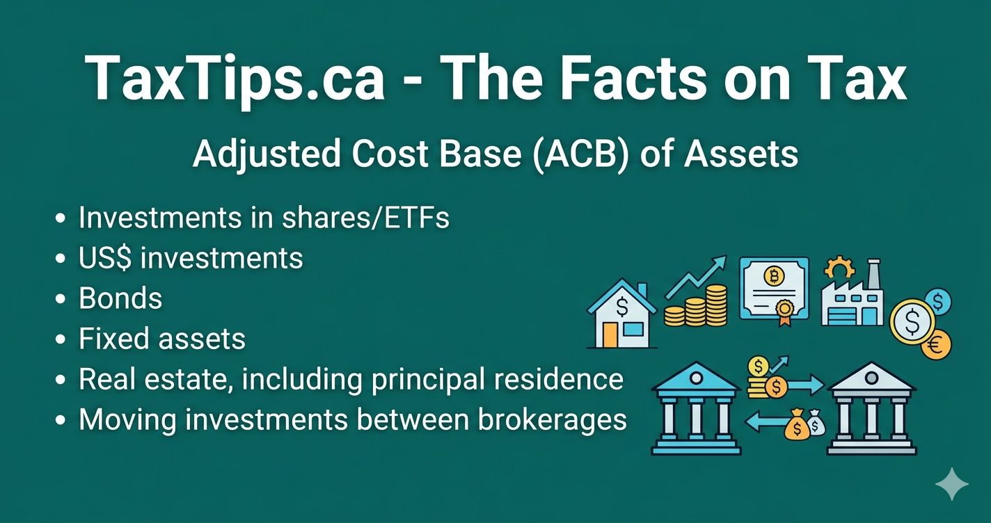 TaxTips.ca - Adjusted Cost Base (ACB), or Cost Basis